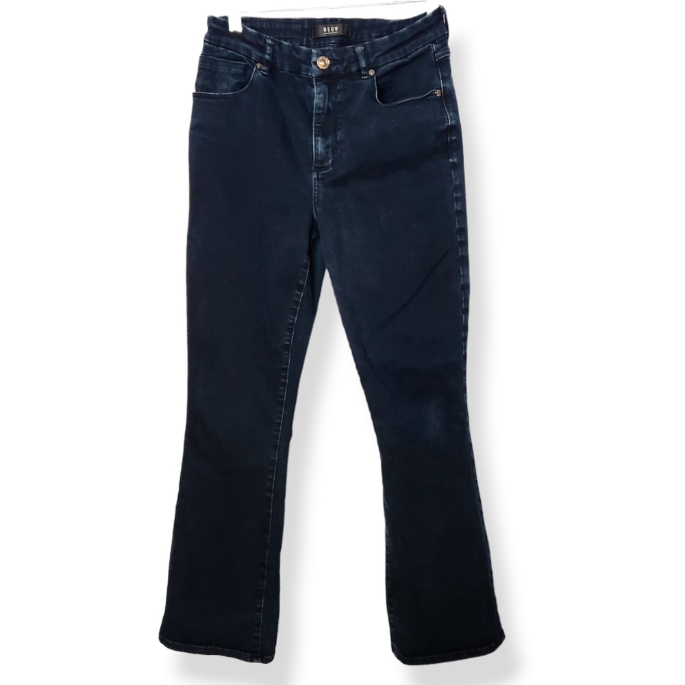 Neuw Dark Wash High Rise Straight Leg Jeans Women's Size 12R 30x32